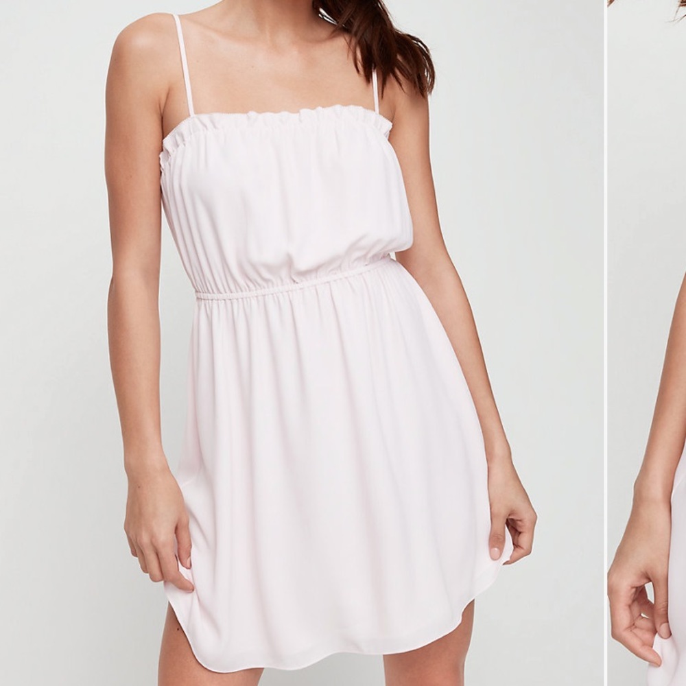 Aritzia viscose flowy dress